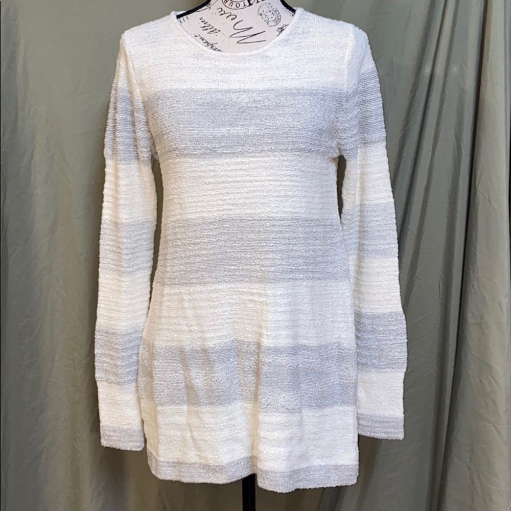 CALVIN Klein‎ Jeans grey & white striped sweater